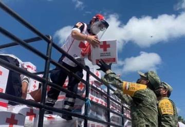 Cruz Roja apoya a mil 700 familias de Balancán