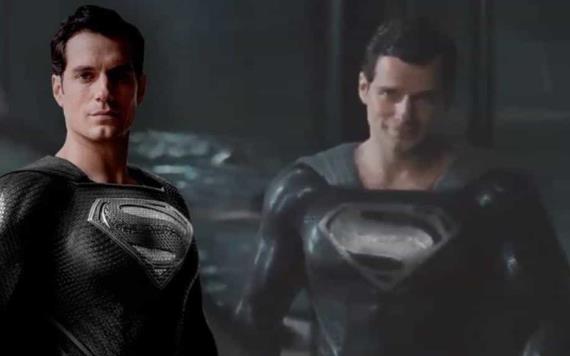 Presenta Zack Snyder un Superman con traje negro