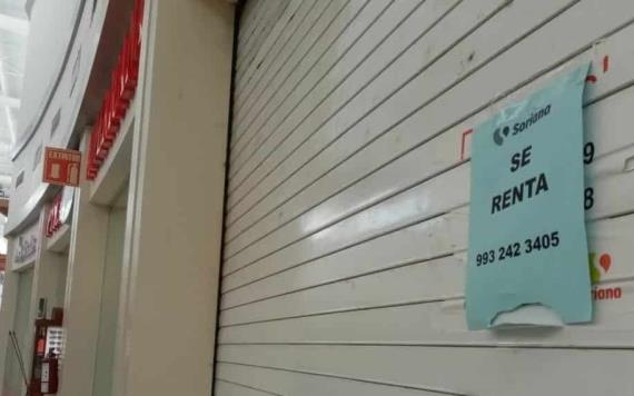 Locales de plazas comerciales bajan sus cortinas ante crisis económica