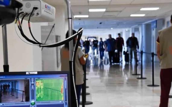 Mantiene Secretaría de Salud filtro sanitario en aeropuerto de Villahermosa por Covid-19