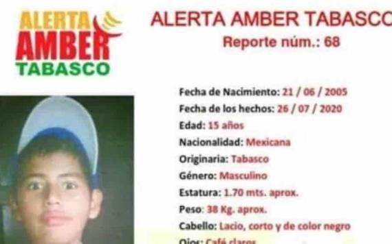 Emiten Alerta Amber por la desaparición de un joven de 15 años en Emiliano Zapata