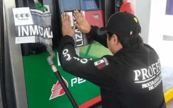Coloca Profeco sellos y multas de 800 mil pesos a gasolineras