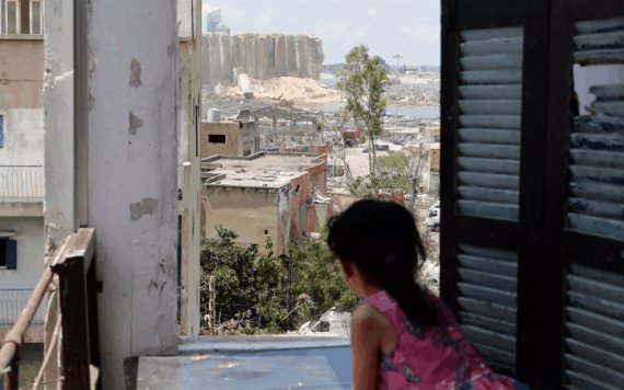 Niños en Beirut sufren traumas tras la explosión