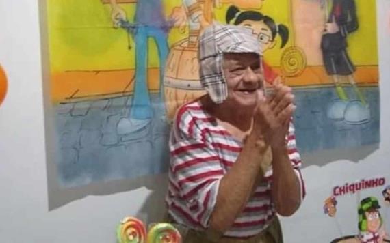Abuelito se disfraza del Chavo del 8 para su cumple 92 y se viraliza