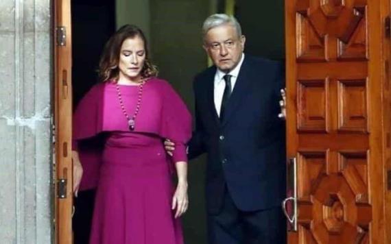 El vestido de Beatriz Gutiérrez Müller que generó polémica en informe de AMLO