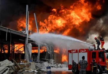 VIDEO: Nuevo incendio en el Puerto de Beirut; a un mes de la fuerte explosión