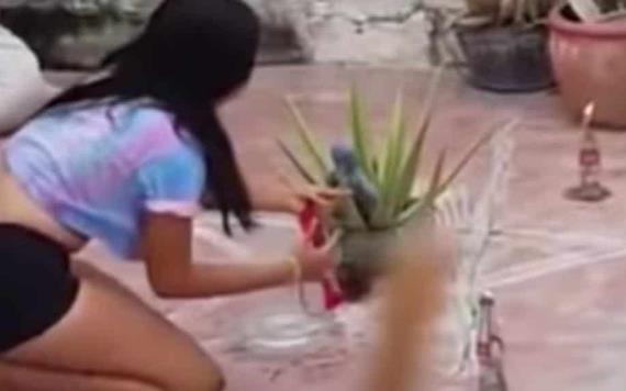 Video: Exhibe a su vecina en pleno ritual de toloache