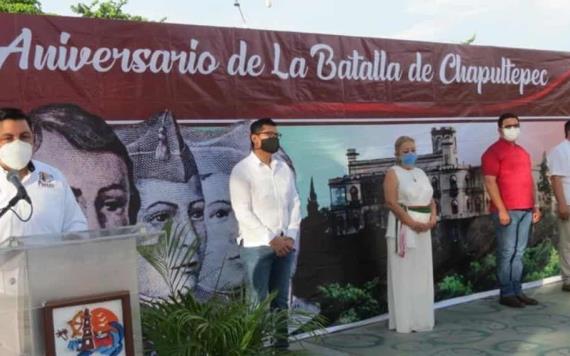 Acto cívico del aniversario de la batalla de Chapultepec