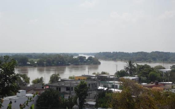 Río Usumacinta incrementa su nivel