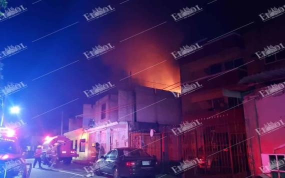 Se incendia casa en Gaviotas Sur
