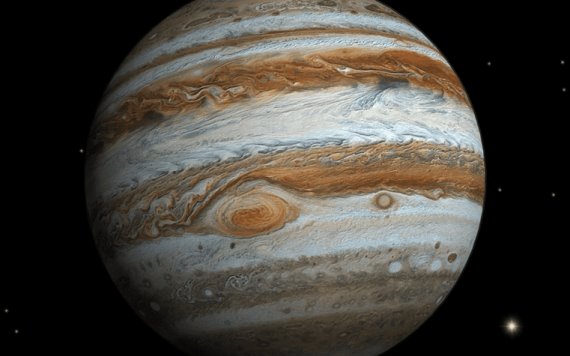 NASA capta impresionantes ciclones de color en Júpiter