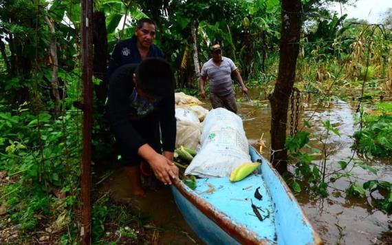 Este es el total de personas y localidades afectadas por las lluvias en Tabasco