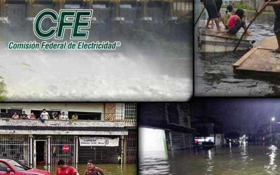 Viable que la Comisión Federal de Electricidad  sea demandada por inundaciones