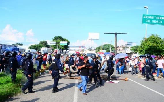 Caos total ante manifestaciones