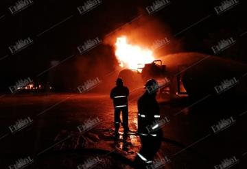 Se registra incendio dentro de una bodega en la ranchería Anacleto Canabal