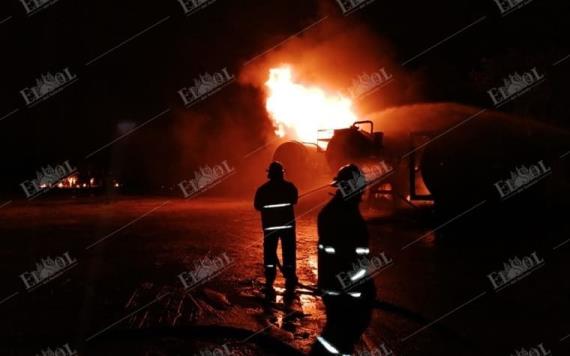 Se registra incendio dentro de una bodega en la ranchería Anacleto Canabal