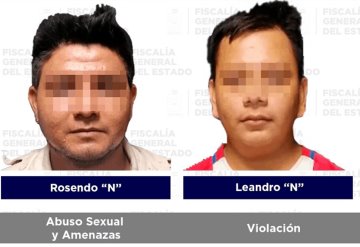 Detienen a 5 por violación, abuso sexual, amenazas y violencia familiar