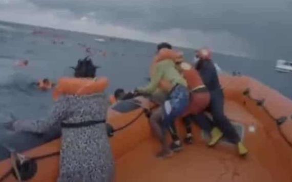 Madre migrante pierde a su bebé tras naufragio en el Mediterráneo