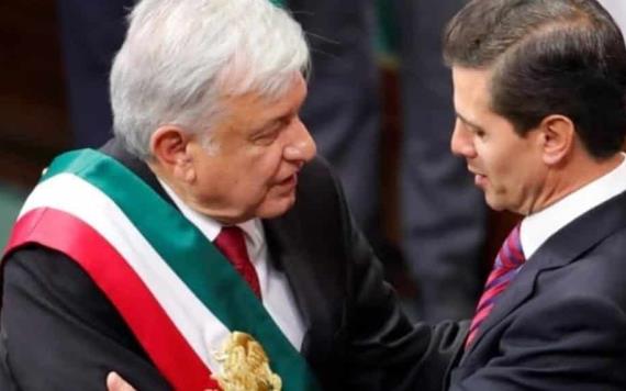 Peña Nieto expresa sus condolencias a López Obrador