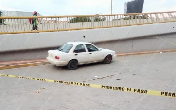 Se forma hundimiento en la avenida Adolfo Ruiz Cortines