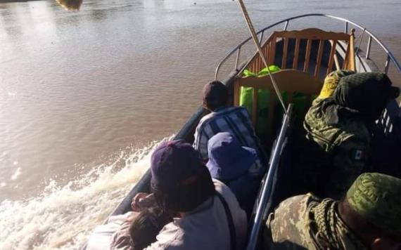 Apoyo en todo momento a la población afectada en Balancán