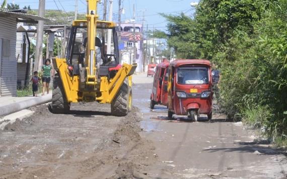 Arrancan proyecto de pavimentación en Francisco Villa