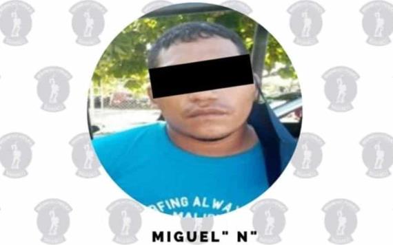 La Policía Estatal aseguró a un masculino por robo con violencia