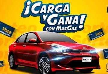 Carga y Gana con MasGas´, participa para ganar un automóvil KIA RIO SEDAN 2021