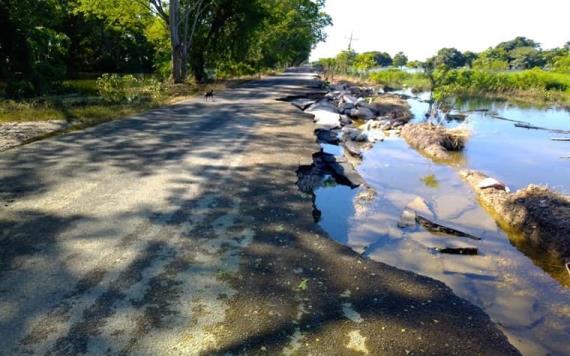 Ciudadanos piden se reconstruya carretera Jonuta-Zapatero