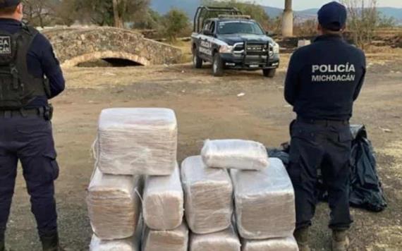 Detienen a un hombre con 118 kilos de marihuana en Tiripetío Morelia
