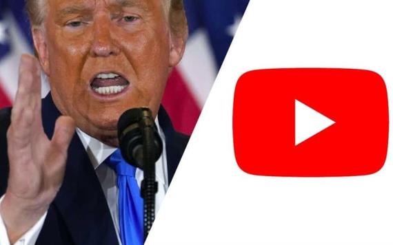 ¿Suspendido?, Donald Trump en YouTube