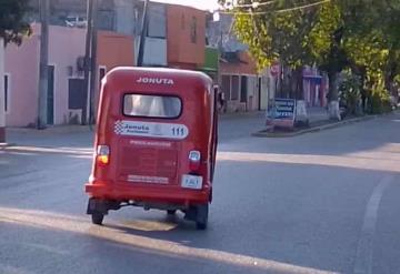 Conductores de pochimóviles en Jonuta no respetan tarifa a usuarios