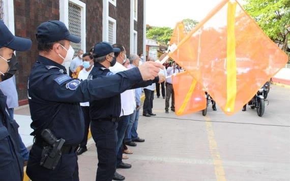 Entregan unidades y equipo logístico policial en el municipio de Macuspana