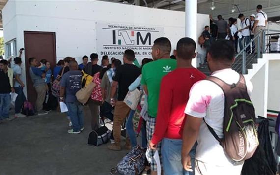 CNDH hace un llamado a la INM para atender a migrantes hacinados