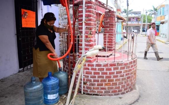 Sufren familias por falta de agua en municipio de Centro