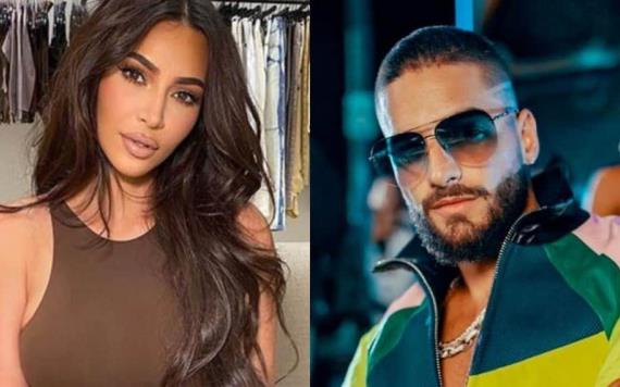 Kim Kardashian y Maluma llegan juntos a exclusiva fiesta