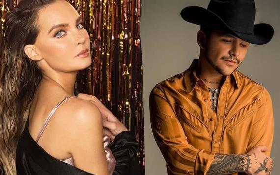 Revela adelanto de su canción con Belinda: Christian Nodal