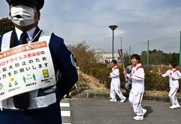 Surge primer caso de Covid-19 del relevo de la antorcha olímpica en Japón