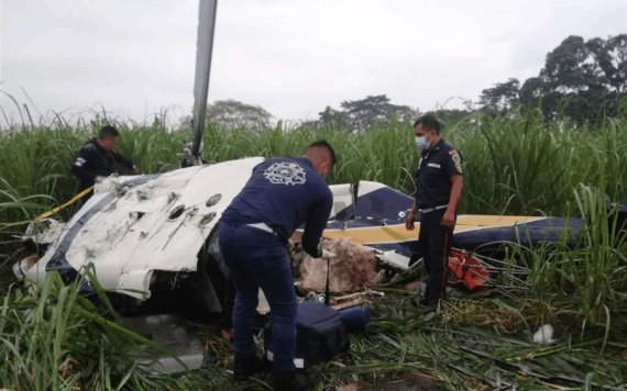 Mueren al menos cuatro personas tras desplome de helicóptero en Guatemala
