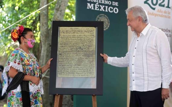 López Obrador ofrece perdón a mayas por abusos