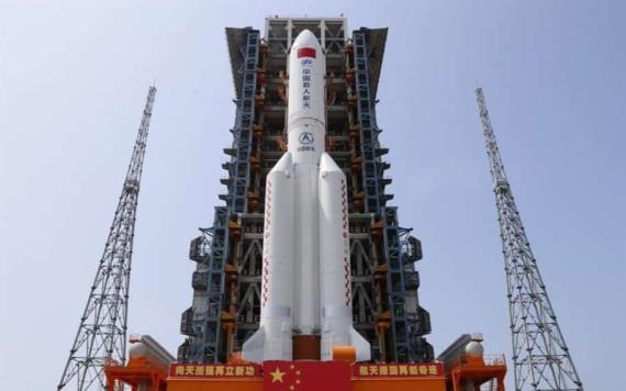 Restos de cohete chino caerán en la Tierra