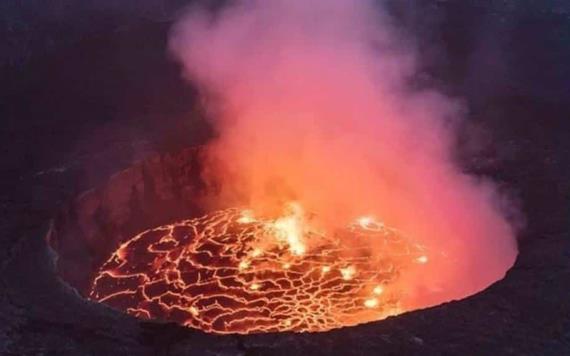 Imágenes de la repentina erupción del volcán en la República Democrática del Congo