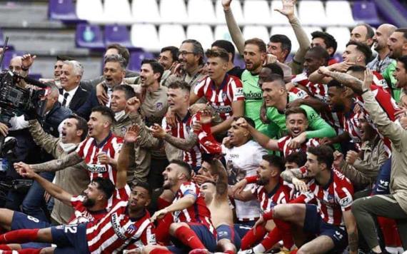 Atlético de Madrid campeón después de 7 años 
