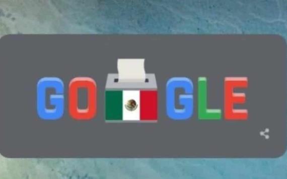 Google dedica doodle a jornada electoral de México