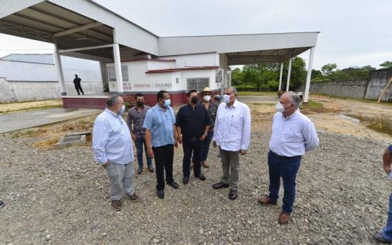 Gobernador de Tabasco, supervisa Centro de Acopio Lechero en Macuspana 