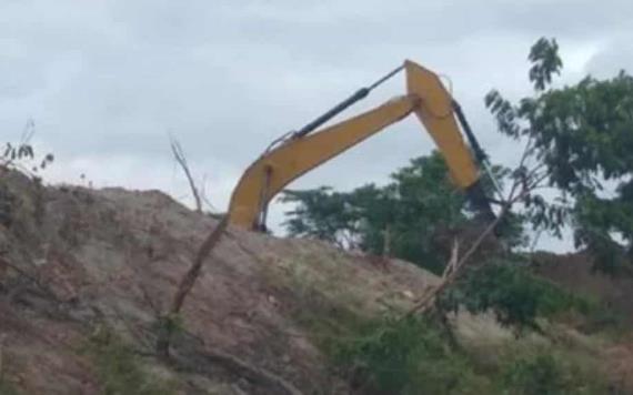 Extractores de grava arena manual se oponen que se instalen maquinaria pesada 