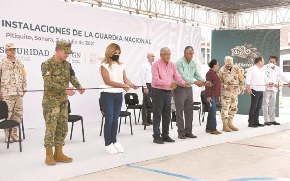 "No tenemos precio", advierte AMLO a delincuencia durante inauguración de instalaciones de GN en Sonora