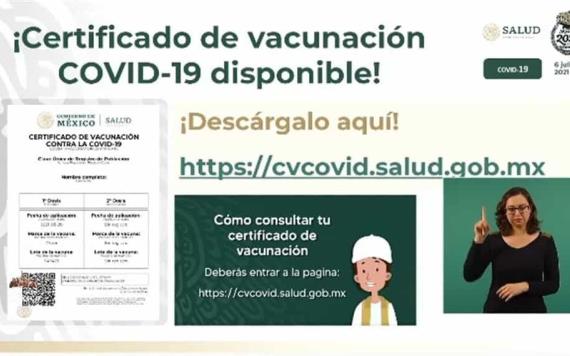 Certificado de Vacunación COVID-19: Así lo puedes descargar