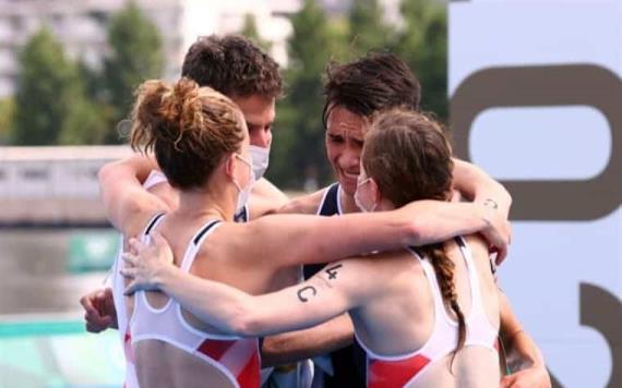 Gran Bretaña se llevo la medalla de oro en Triatlón en Relevo Mixto