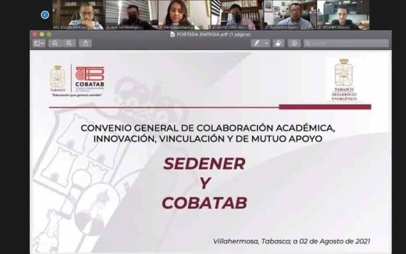 Signan Sedener y Cobatab convenio de colaboración